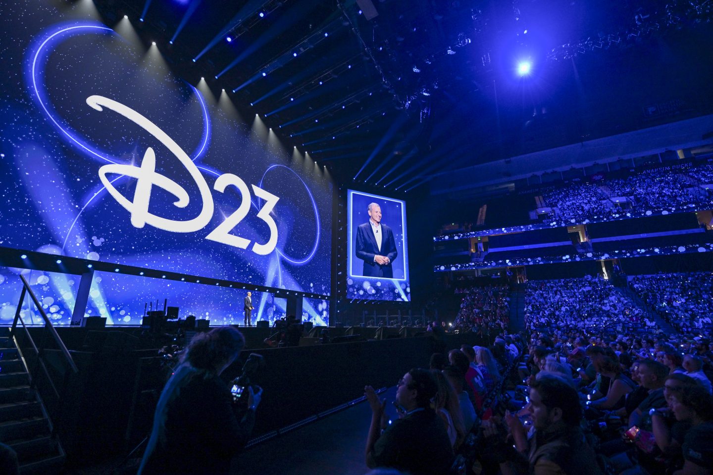 Bob Iger, CEO of The Walt Disney Company speaking to fans at D23: The Ultimate Disney Fan Event.